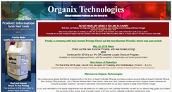 Desktop Screenshot of organixtech.com